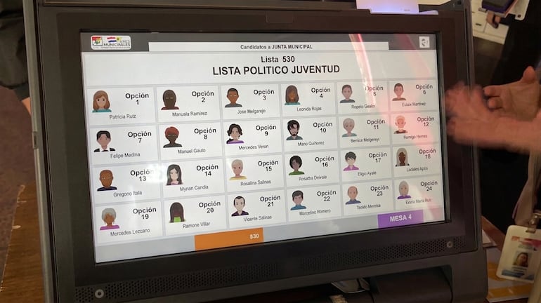 Por disposición legal, también se dispondrá de máquinas de práctica en los locales de votación durante el día de las elecciones. Foto: captura de pantalla.