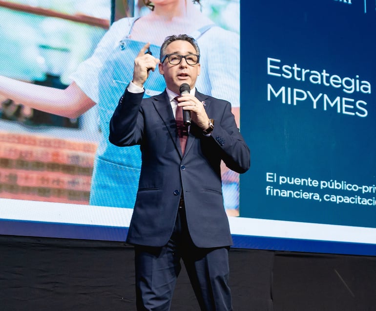 Gustavo Giménez, viceministro de Mipymes.