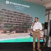 David Rodríguez, gerente general de Raíces Real Estate, se encargó de la presentación del nuevo emprendimiento que se desarrollará dentro del barrio cerrado Costa del Lago, en Hernandarias.