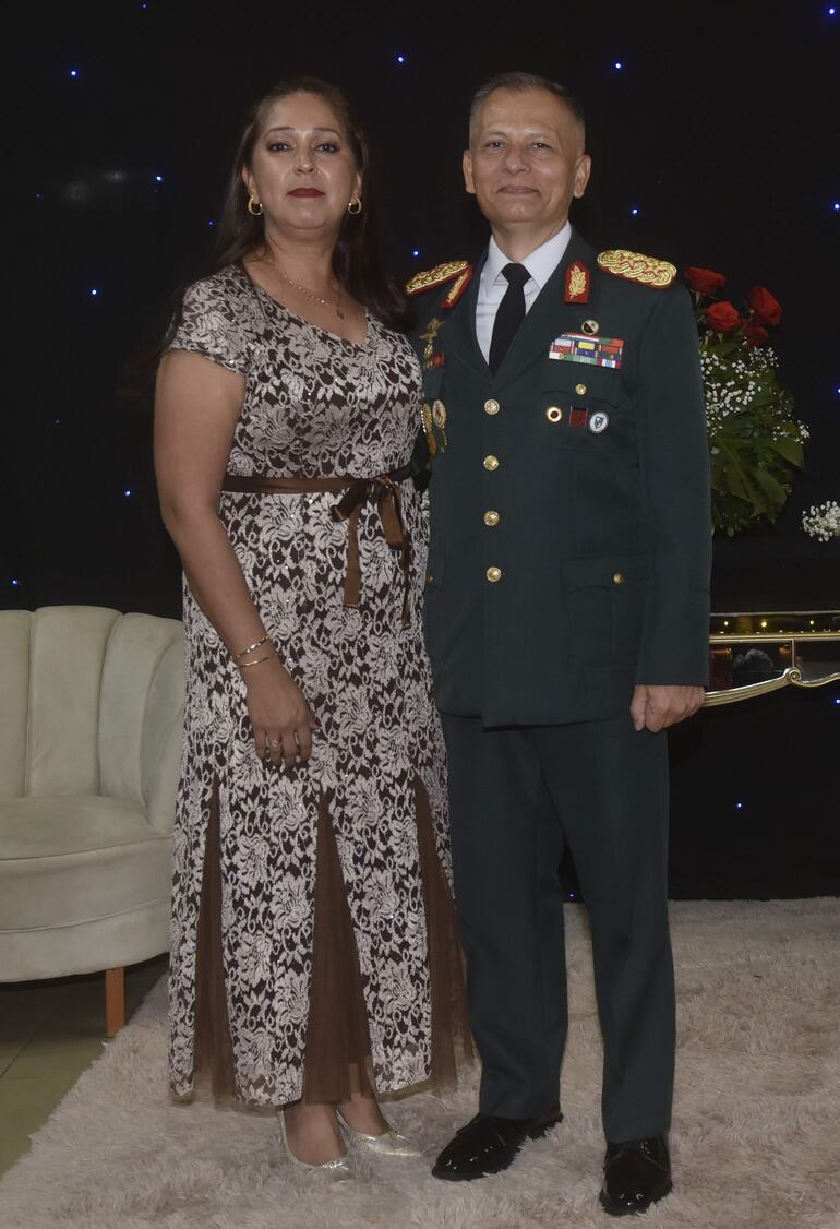 Marithé Brítez y Alberto Brítez.