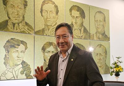 El presidente de Bolivia, Luis Arce.