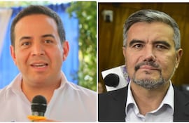 Ricardo Estigarribia y Edgar Acosta.