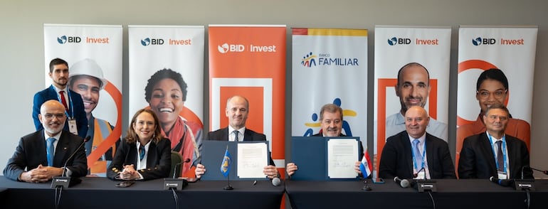 Banco Familiar anunció la concreción de un financiamiento de G. 540.000 millones de guaraníes por parte de BID Invest.