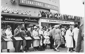 Berlinale, 1961. Zoo Palast. Foto de Heinz Köster.