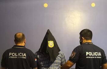 Fidencio Chavez León, el detenido ya a cargo de las autoridades.