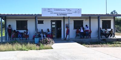 Puesto de USF de la Comunidad El Estribo que atiende a las comunidades indígenas.