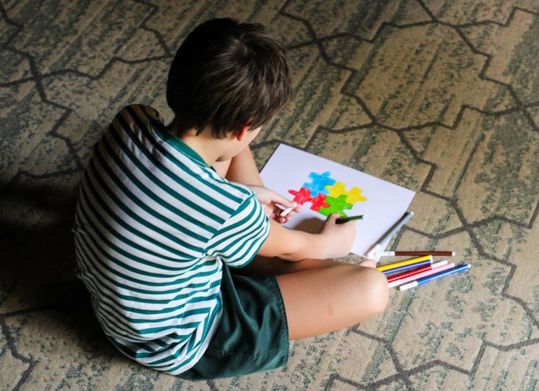 Concepto de autismo.