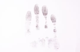 Huella de una mano, imagen ilustrativa.