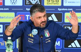 Gennaro Gattuso, entrenador de Italia.