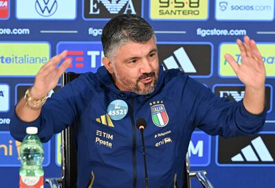 Gennaro Gattuso, entrenador de Italia.