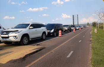 La Patrulla Caminera estima que unos 4.000 vehículos pasarán por el peaje de la ruta Luque - Sanber en este feriado.