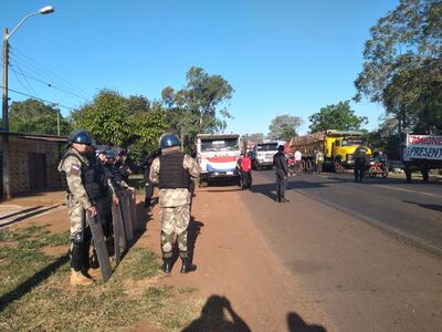 Camioneros en Paraguarí