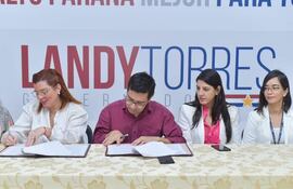El convenio de cooperación fue firmado en la Gobernación de Alto Paraná.