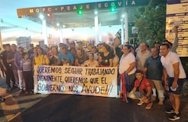 Pese a las quejas y las movilizaciones la tarifa del peaje de la Eco Vía Luque-San Bernardino sigue en aumento.