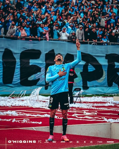 Arnaldo Castillo volvió a marcar para el O'higgins en el fútbol chileno.