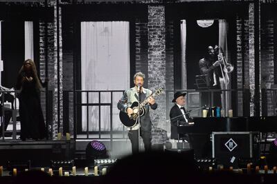 Ricardo Arjona durante su paso por Asunción con la gira "Blanco y Negro", en agosto de 2022. El cantante guatemalteco puso punto final a esta gira y publicó un llamativo mensaje en sus redes.