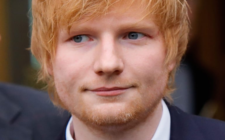 El cantante británico Ed Sheeran.