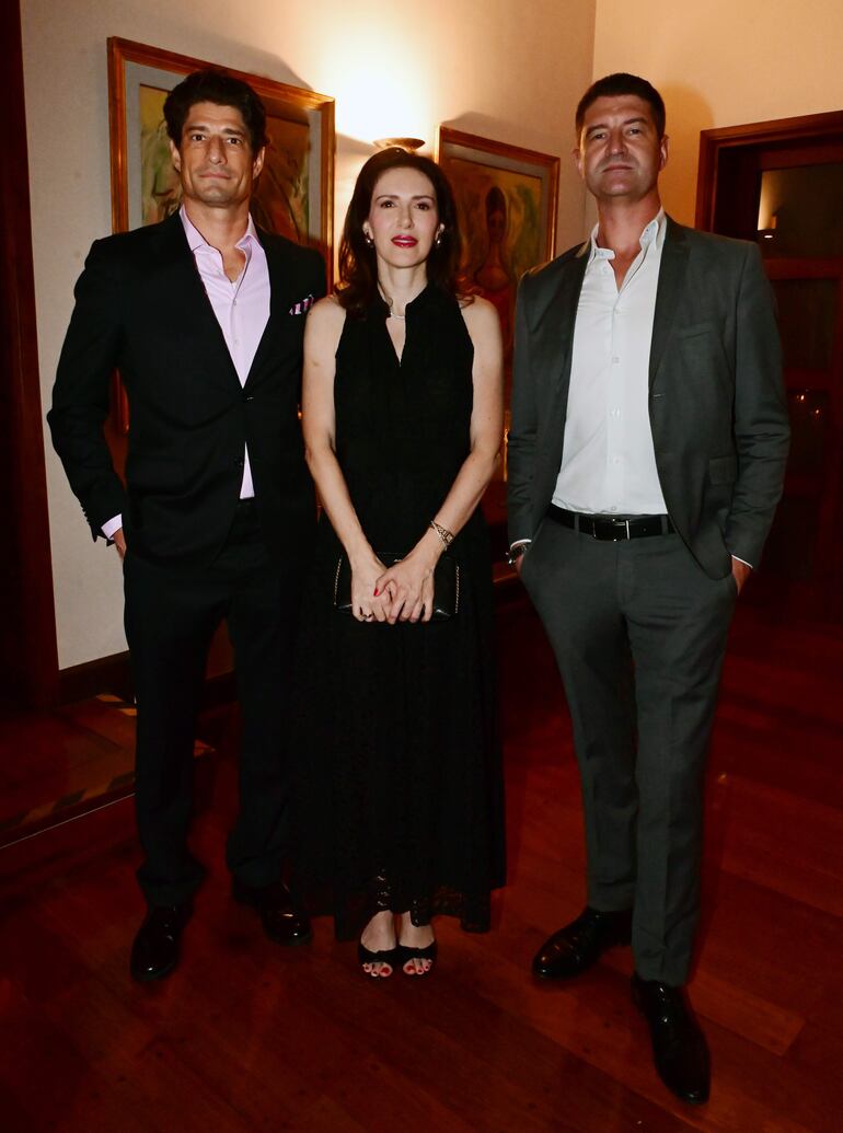 Ivo Arraes, Barbara Hammound y Benoît Libourel.