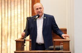 Mario Ferreiro durante su declaración ante el JEM en el caso contra la fiscala Stella Mary Cano.