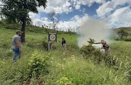 La Senad informó que destruyó un centro de producción de marihuana en Cerro Corá, Amambay.