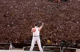Freddy Mercury en el Live Aid