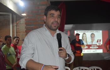 Gustavo Arias, exconsejero de IPS que pidió su comisionamiento a la Junta Municipal de Asunción.