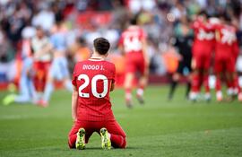 El portugués Diogo Jota, futbolista del Liverpool.