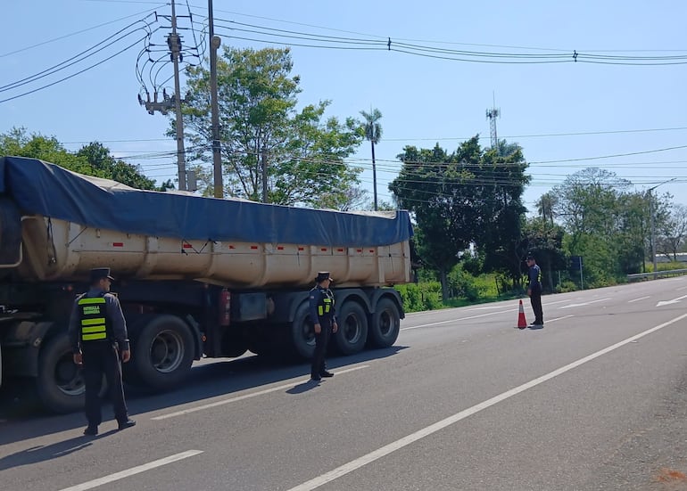 Caacupé: desde hoy rigen las limitaciones para vehículos pesados y bicicletas