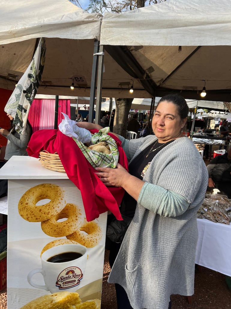 La gastronomía también fue la protagonista de la jornada, con degustación de chipá