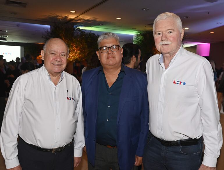 Domingo López, Joel López y Rudi Thiessen.