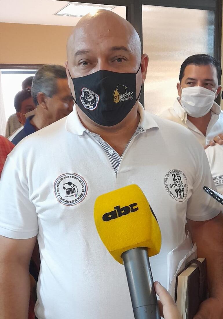 Gerardo Parodi, del Sindicato de Trabajadores de Petropar (Sitrappar).