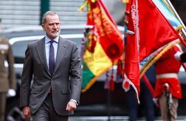 El rey Felipe VI durante una visita reciente a Bolivia.