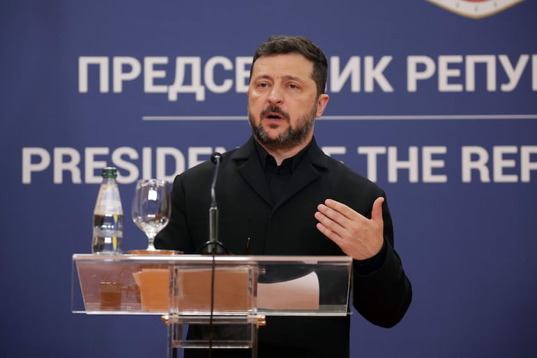 Volodímir Zelenski, presidente de Ucrania.