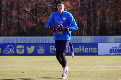 Orlando Daniel Gill Noldín (25 años), portero de la selección paraguaya de fútbol, que arrancará de titular mañana en el amistoso internacional frente a Estados Unidos.