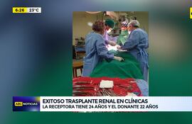 Video: Exitoso trasplante renal en Clínicas