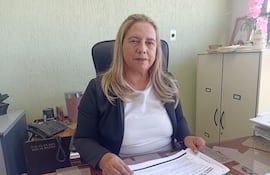 Porfiria Ocholasky, secretaria general del Sindicato de Funcionarios Judiciales del Paraguay.