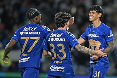 Robert Morales (26 años, derecha) llegó a 4 goles en 11 partidos con Pumas de la UNAM.