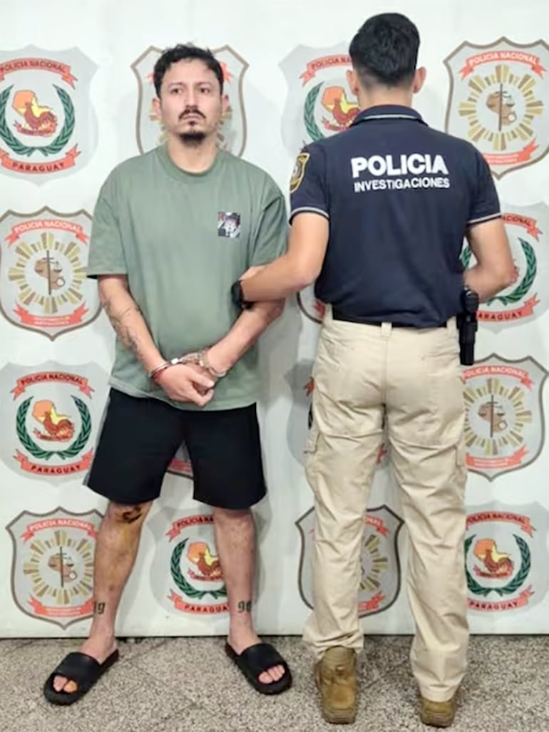 Cristhian Rubén Acosta Rivas, capturado por asalto.