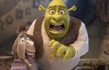 Fotos para ilustrar la nota sobre el nuevo trailer de Shrek