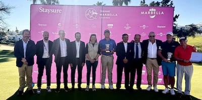 Jamie Donaldson (50 años), ganador del torneo Marbella Legends de golf.