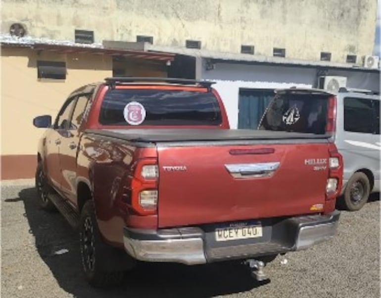 La camioneta del empresario   que fue vista cerca de la casa de la víctima