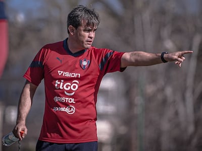 Diego Gavilán, entrenador de las divisiones inferiores de Cerro Porteño.