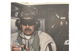 Primera imagen de Nicolás Maduro capturado por los militares de Estados Unidos.
