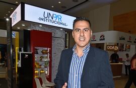 Sergio Delgado, gerente de Marketing, en el marco de la Expo Comampar 2025.