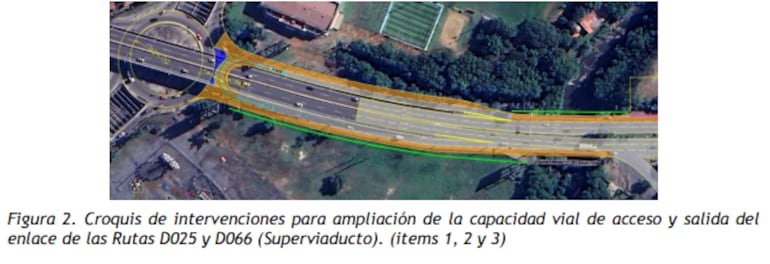 Se prevén las obras complementarias en la zona del superviaducto.