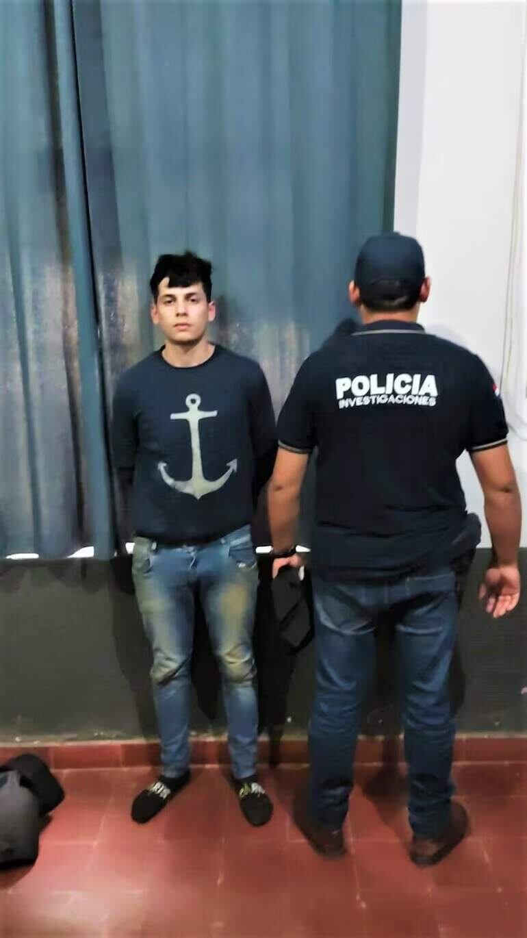 Fernando Daniel Benavídez Giménez (25), condenado por el robo de la avioneta a 14 años de cárcel.