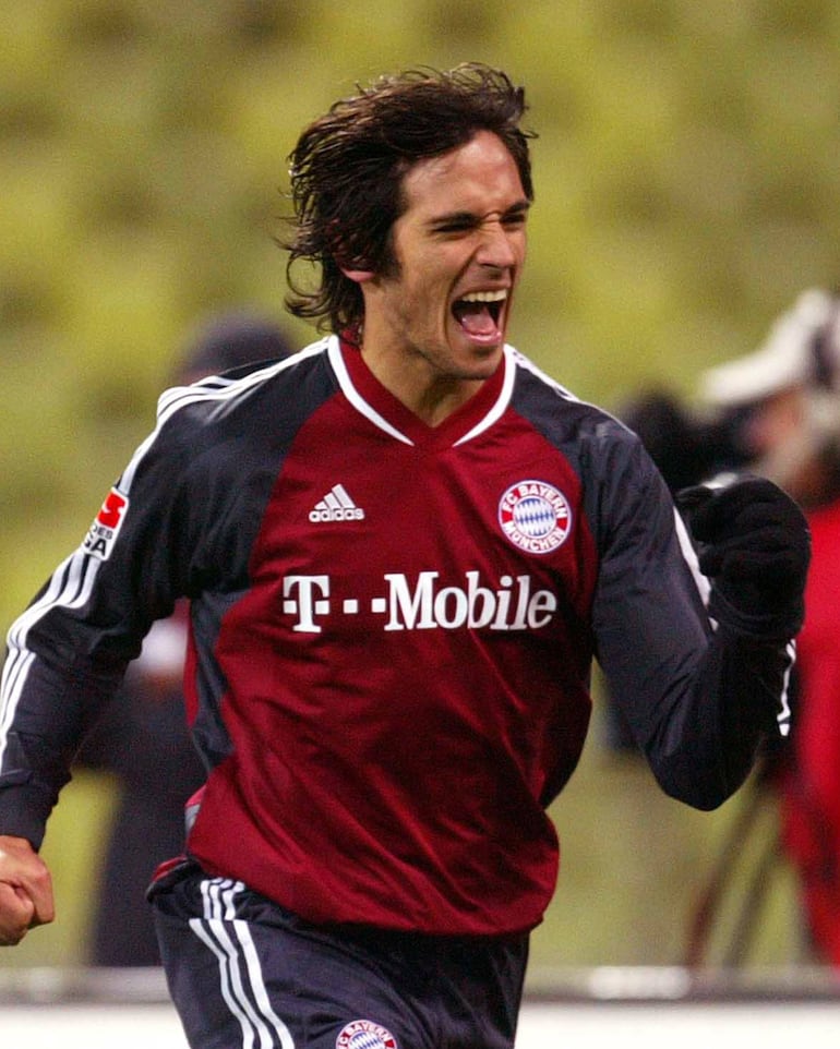 Roque Santa Cruz, en su paso por el Bayern Múnich de Alemania.