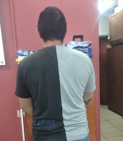 Pablo Andrés Ortiz Gamarra, detenido.