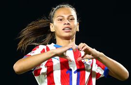 Claudia Martínez, goleadora de la selección paraguaya Sub 17.