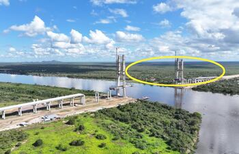 El lote con ubicación estratégica y en zona del puente Bioceánico que el Indert priorizó “regalar” a un particular.